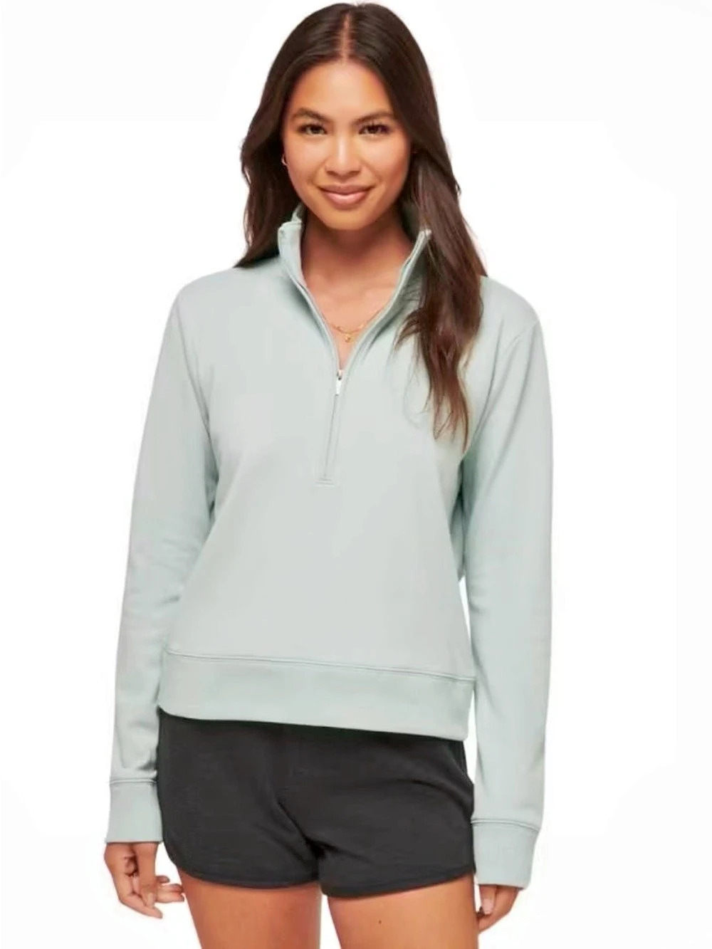 Travis Matthew Cloud Half-Zip Pullover in Heather Ether NWT Size Larg